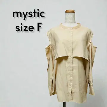 mystic 미스틱 숄더 슬릿 레이어드 블라우스 F [ 322 ]