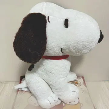 스누피 SNOOPY 슈퍼 라지 봉제 인형 앉은 브라운 var.