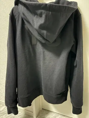 Y-3 풀 집업 후드티 블랙
