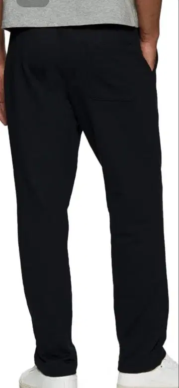 스노우피크] 프린트 로고 스웨트 팬츠 블랙 XL