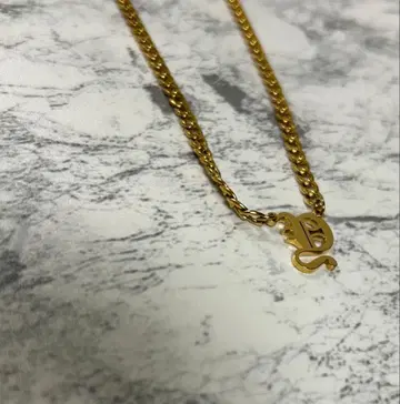 올드 잉글리시 스테인리스 목걸이