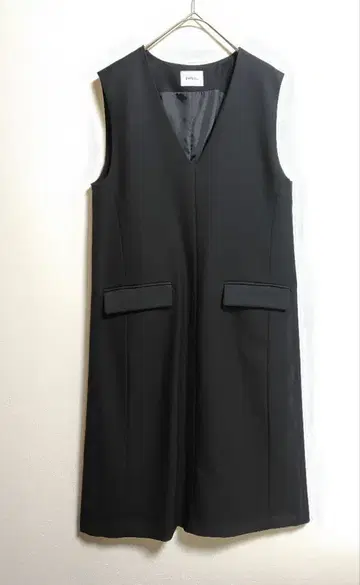 SHIPS any 플랩 포켓 점퍼 스커트 블랙