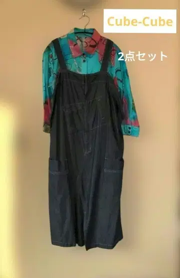 센소유니코 Cube-cube 셔츠와 점프 스커트 2세트