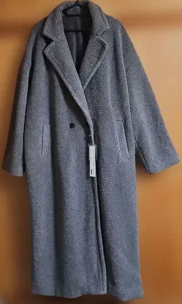 Heather 새상품 택 포함 보아 롱 코트 그레이