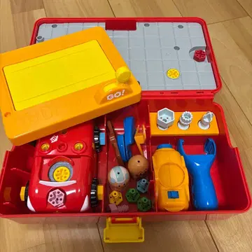 최종 가격 인하!!! 호빵맨 차고 박스