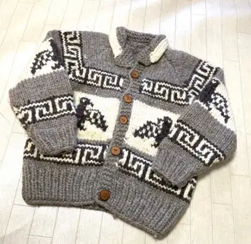 Cowichan 썬더버드 카우친 니트 스웨터 M 사이즈