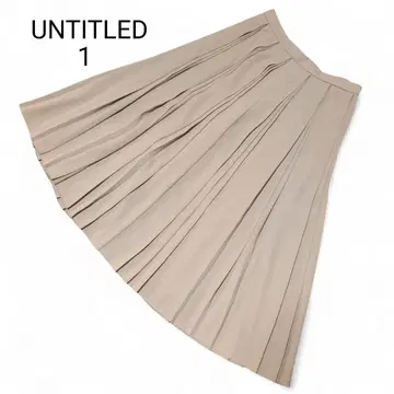 UNTITLED 언타이틀 플리츠 스커트 일본제 월드