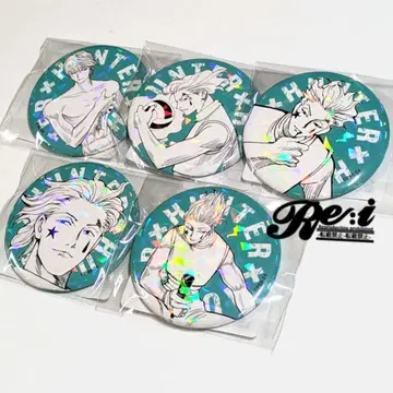 HUNTER x HUNTER 올스타 캔뱃지 히소카 5종