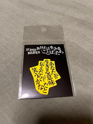 SUPER BEAVER 스티커 파랑 봄