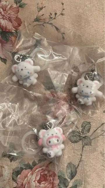 산리오 포근포근 스노우 표시 액세서리 표시 참 3개 세트