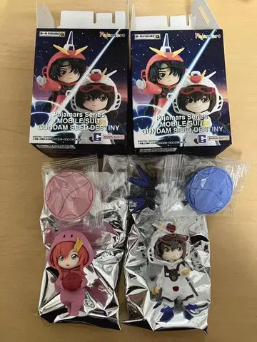 건담 SEED DESTINY 파자마즈 시리즈 피규어 키라 & 라크스