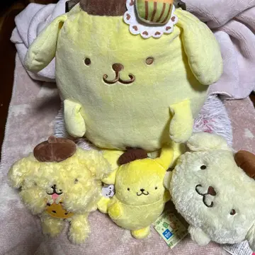 폼폼푸딩 봉제 인형 택 포함 3개 세트