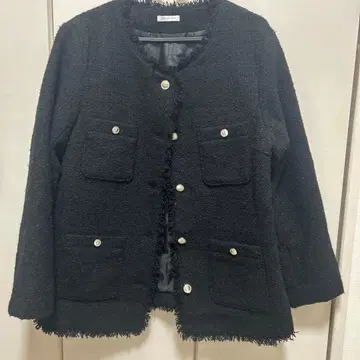 프린지 블랙 자켓