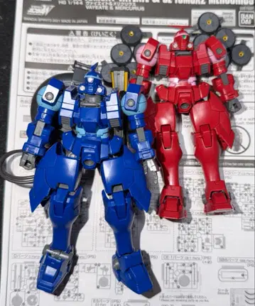 프리미엄 반다이 한정판 HG 메리크리우스&바이 에이트 완성품 정크