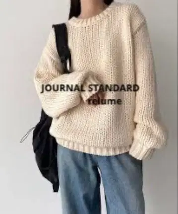 JOURNAL STANDARD relume 오버 사이즈 니트