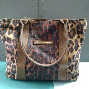 HYSTERIC GLAMOUR 레오파드 무늬 토트백