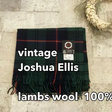 새상품급 조슈아 에리스 Joshua Ellis 무릎담요 타카시마야 빈티지