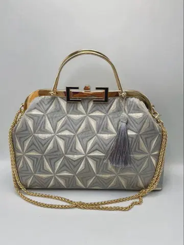 [ 핸드메이드 ] 가마구치 백 3way #502