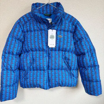 [ 새상품 ] LACOSTE 모노그램 프린트 다운 자켓 40 XL