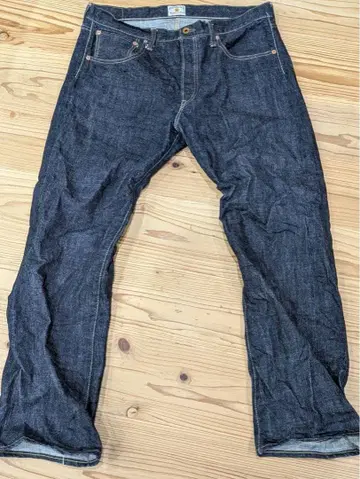 PHERROW'S 다크 데님 테이퍼드 팬츠 W36 L36