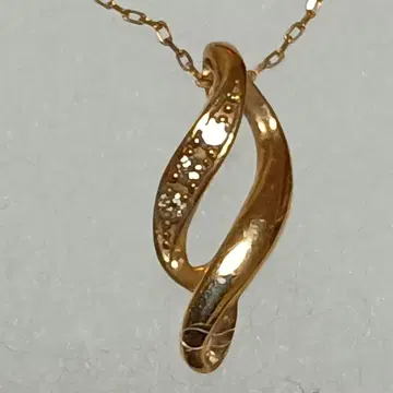 K10 YG 다이아몬드 목걸이