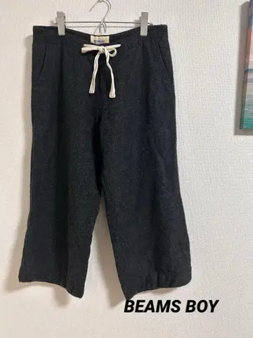 빔즈 보이 BEAMS BOY 울 와이드 팬츠