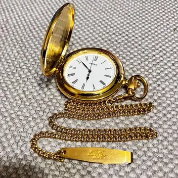 SEIKO 골드 회중시계