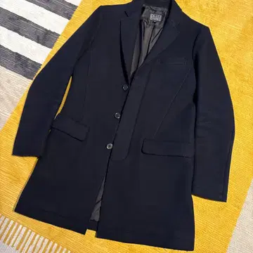 BLUE WORK 네이비 체스터 코트 XS