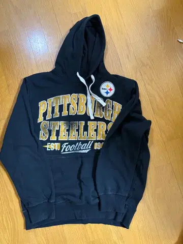 Pittsburgh Steelers 후드티 블랙