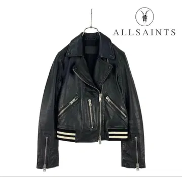 ALLSAINTS 양가죽 더블 라이더 자켓 아우터 보더