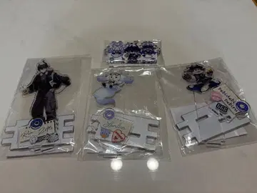 니지산지 아크릴 스탠드 블록 데비데비 데비루 룬룬 렌조트