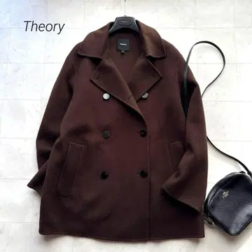 띠어리 울 캐시미어 P 코트 브라운 브라운 아우터 더블 페이스