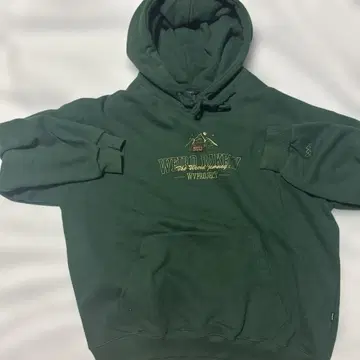 Wv Project 다크 그린 후드티