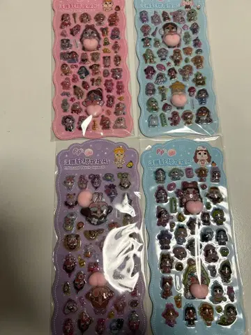 크라이 베이비 엉덩이 씰 크라이 베이비 복숭아 씰 4매 세트