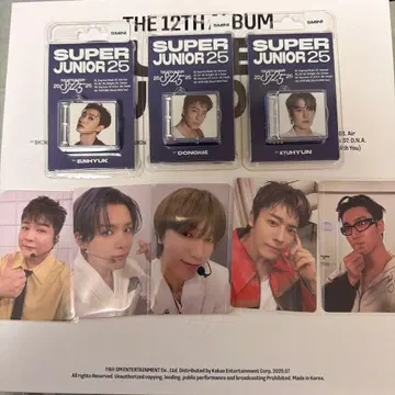 [ 미개봉 새상품 ] 은혁 동해 규현 SUPER JUNIOR 25