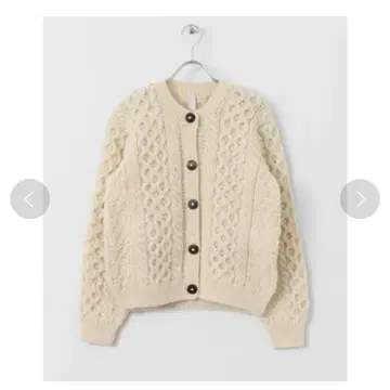 URBAN RESEARCH DOORS siiwa 케이블 니트 가디건