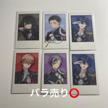 니지산지 5thAnniversary 굿즈 폴라로이드풍 카드 6종