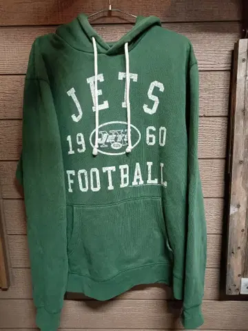 구제 의류 뉴욕 JETS NFL 풋볼 후드티