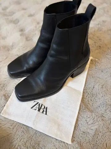 ZARA 남성용 부츠 남성용 사이드 고어 부츠