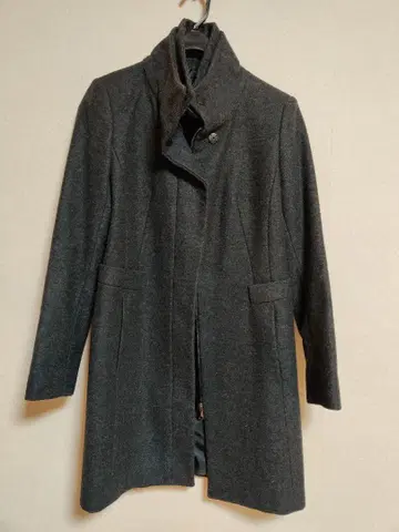 [ 새상품급 ] ZARA BASIC 코트 스탠드 카라