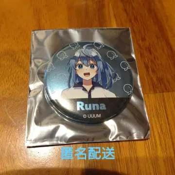 컬러풀 피치 루나 메탈 캔 배지