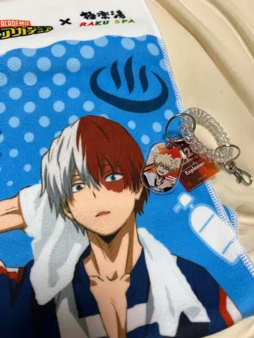 토도로키 쇼토 아크릴 키링 Raku Spa 콜라보