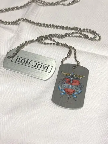 BON JOVI 도그택 목걸이/키체인