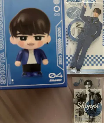 와타나베 쇼타 SnowMan 스티커 아크릴 스탠드 스노우 칠 소프트 비닐