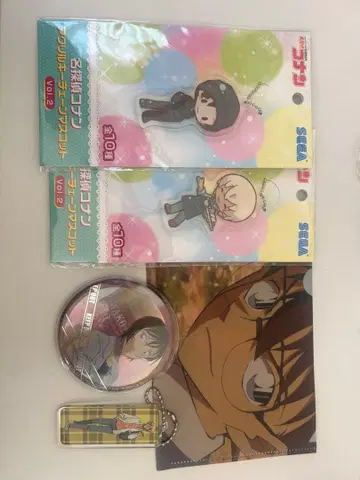 명탐정 코난 캐릭터 키링, 캔뱃지, 미니 클리어 파일