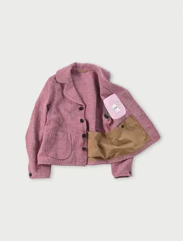 45R 면린넨 트위드 아 티롤리안 자켓