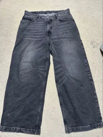 ZARA 슈퍼 배기 핏 데님 팬츠