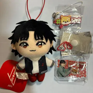 JO1 GIGO 한정판 봉제 인형 마스코트 마메하라 잇세이