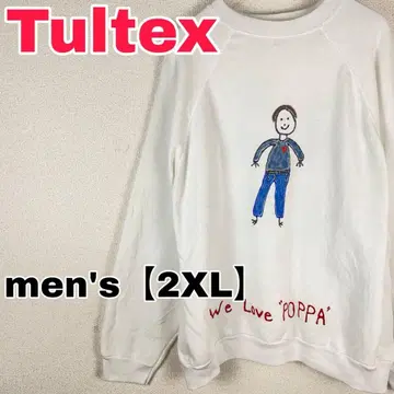 Z412 [ Tultex ] 맨투맨 [ 남성용 2XL ] 화이트
