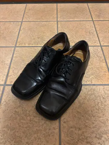 ALFANI 블랙 드레스 신발 스퀘어토